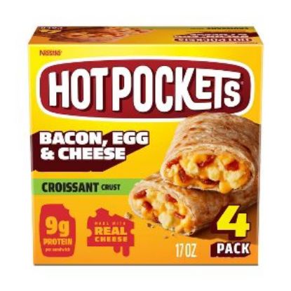 Picture of Hot Pockets Croissant Crust Bacon , Egg & Cheese 4 Pk